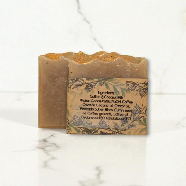COFFEE & Coconut Milk Handmade Soap - Image 2