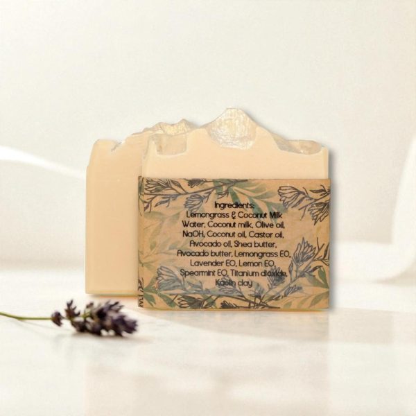 LEMONGRASS & Coconut Milk Handmade Soap - Image 2