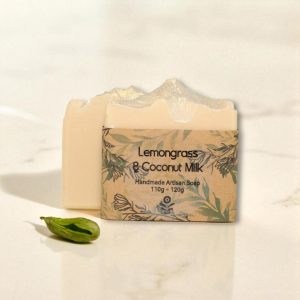 LEMONGRASS & Coconut Milk Handmade Soap